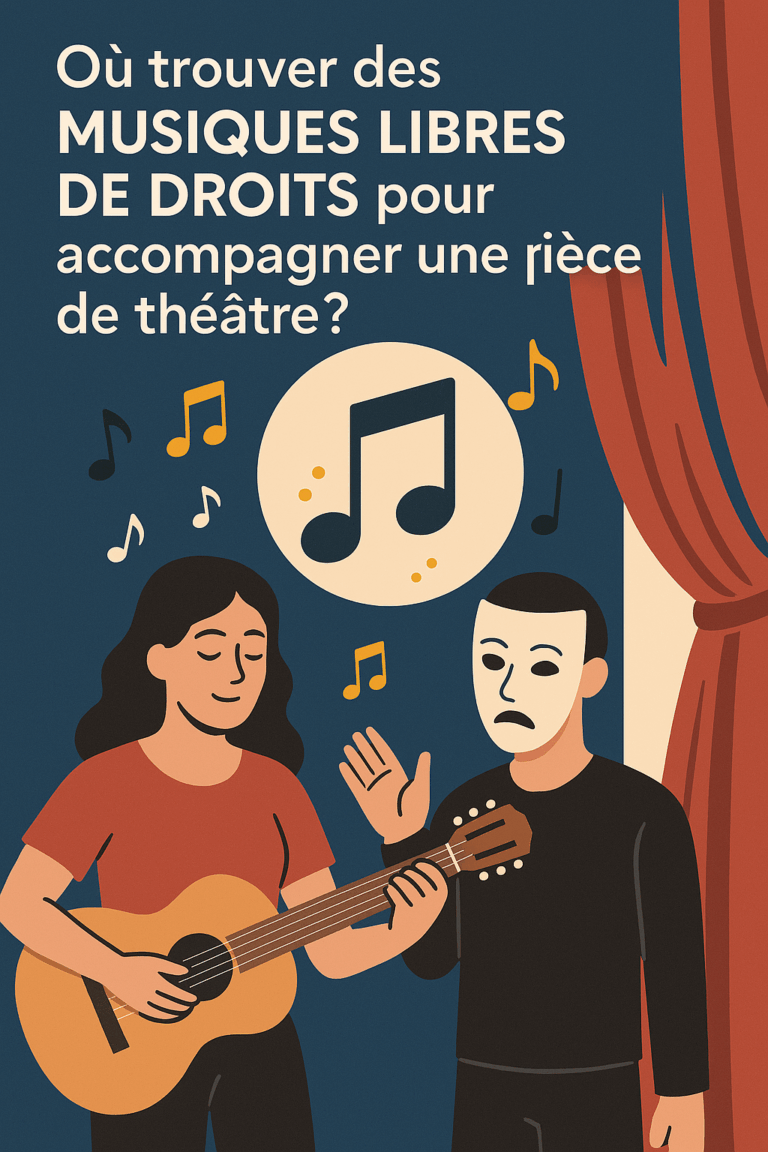 Où trouver des musiques libres de droits pour accompagner une pièce de théâtre